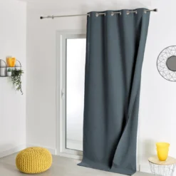 3S. x HomeRideau Ameublement Occultant Double Face 135x260 - Anthracite