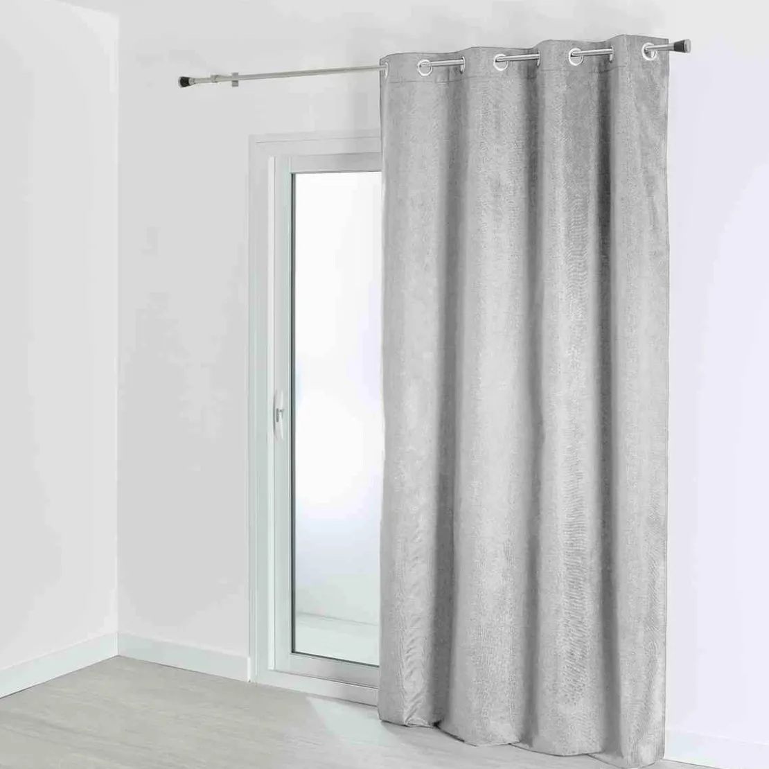 3S. x HomeRideau Doublure Obscurcissante 140x260cm PROTECT - Argent