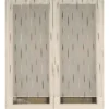 3S. x HomeRideau en etamine Jacquard 90X210 cm ORION - gris