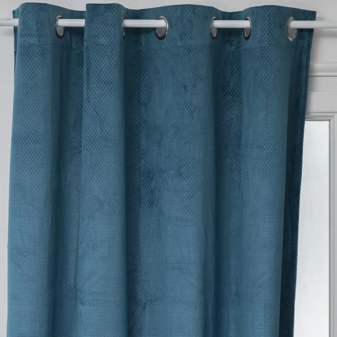 3S. x HomeRideau Occultant Velours 140x260 cm Otto - Canard