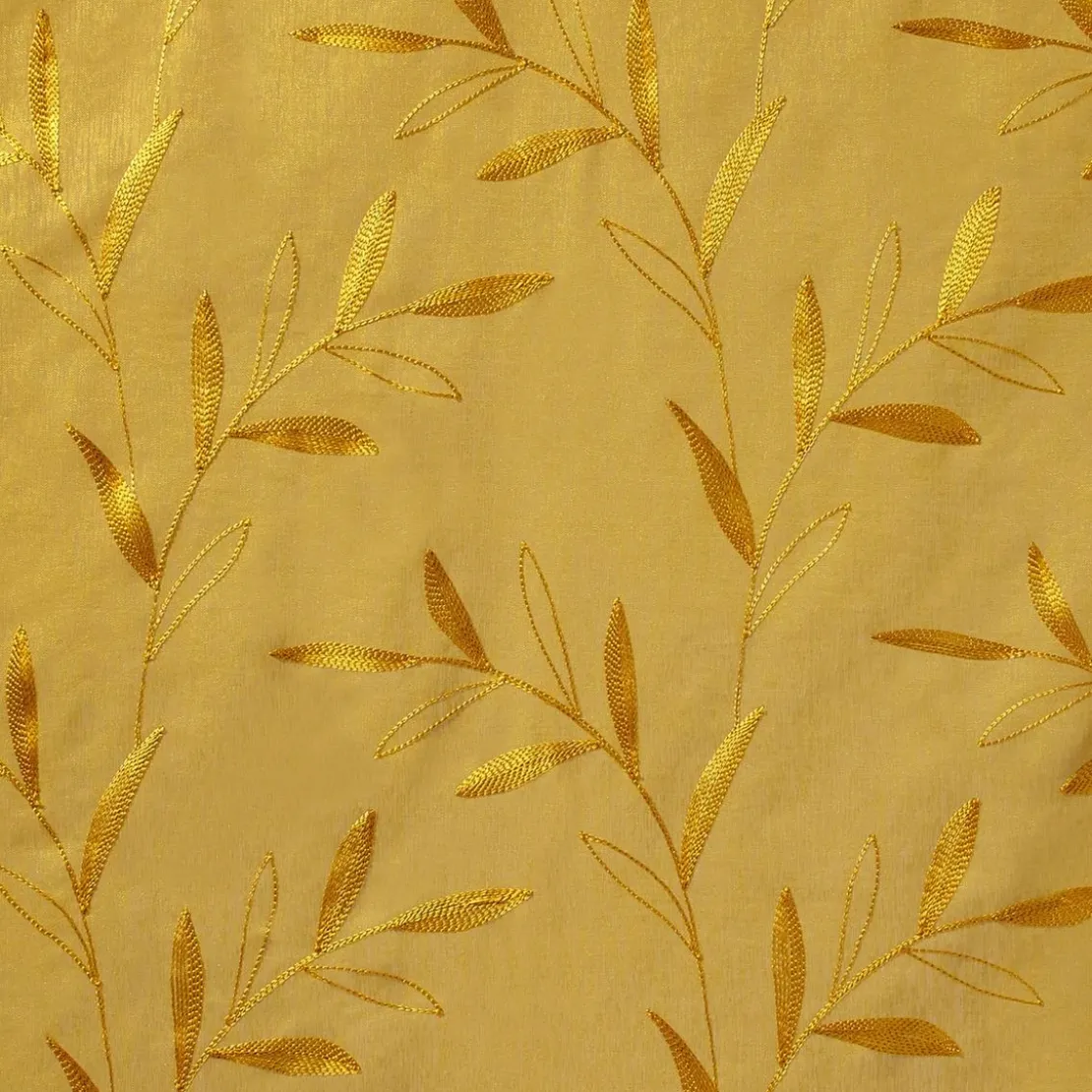 3S. x HomeVoilage brodé 140x240 “Izzy” - ocre