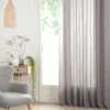 3S. x HomeVoilage gris "Ana" 140X240