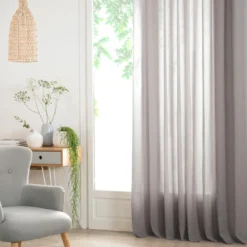 3S. x HomeVoilage gris "Ana" 140X240