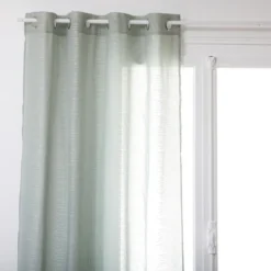 3S. x HomeVoilage à rayures 140x240cm "Liah" - vert céladon