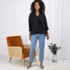 3S. x Le VestiaireBlouse fluide manches 3/4 Eve