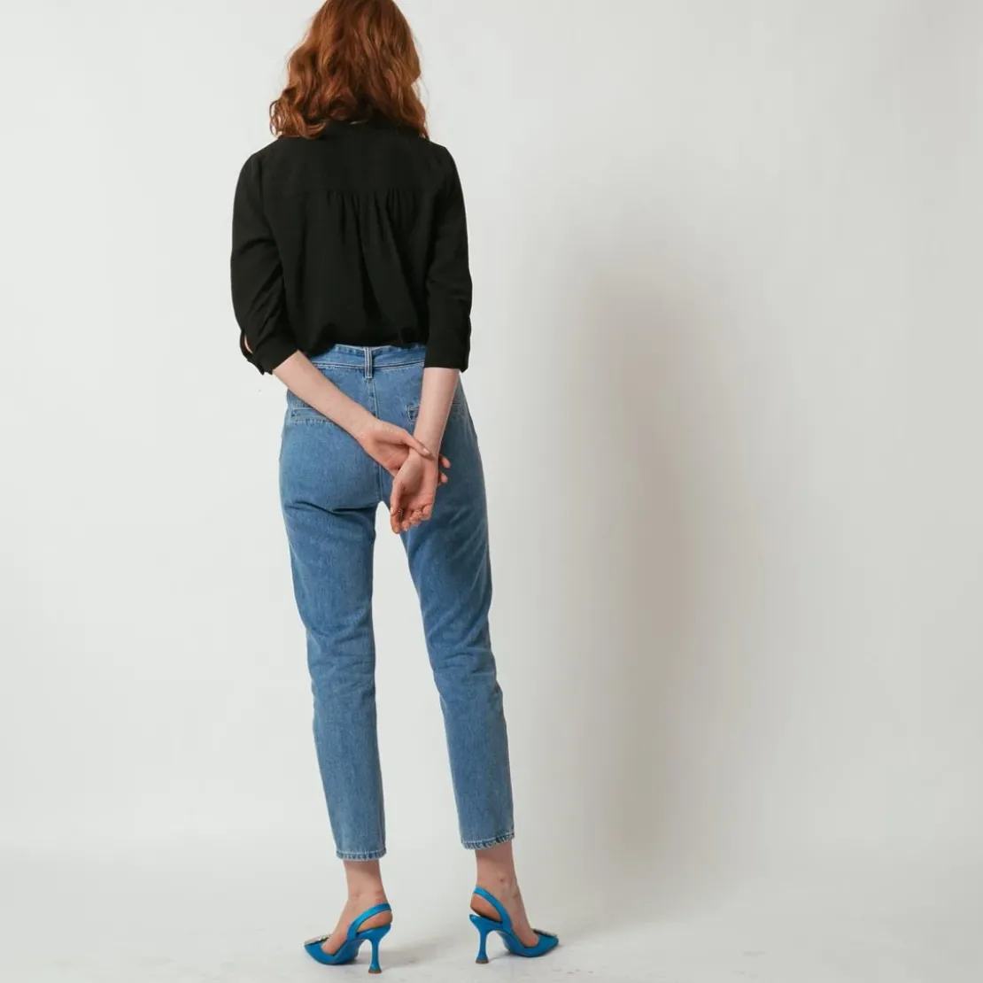 3S. x Le VestiaireBlouse manches 3/4 Agnès noir