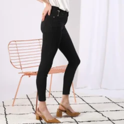 3S. x Le VestiaireJean slim noir en coton