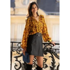 3S. x Le VestiaireJupe simili Ela