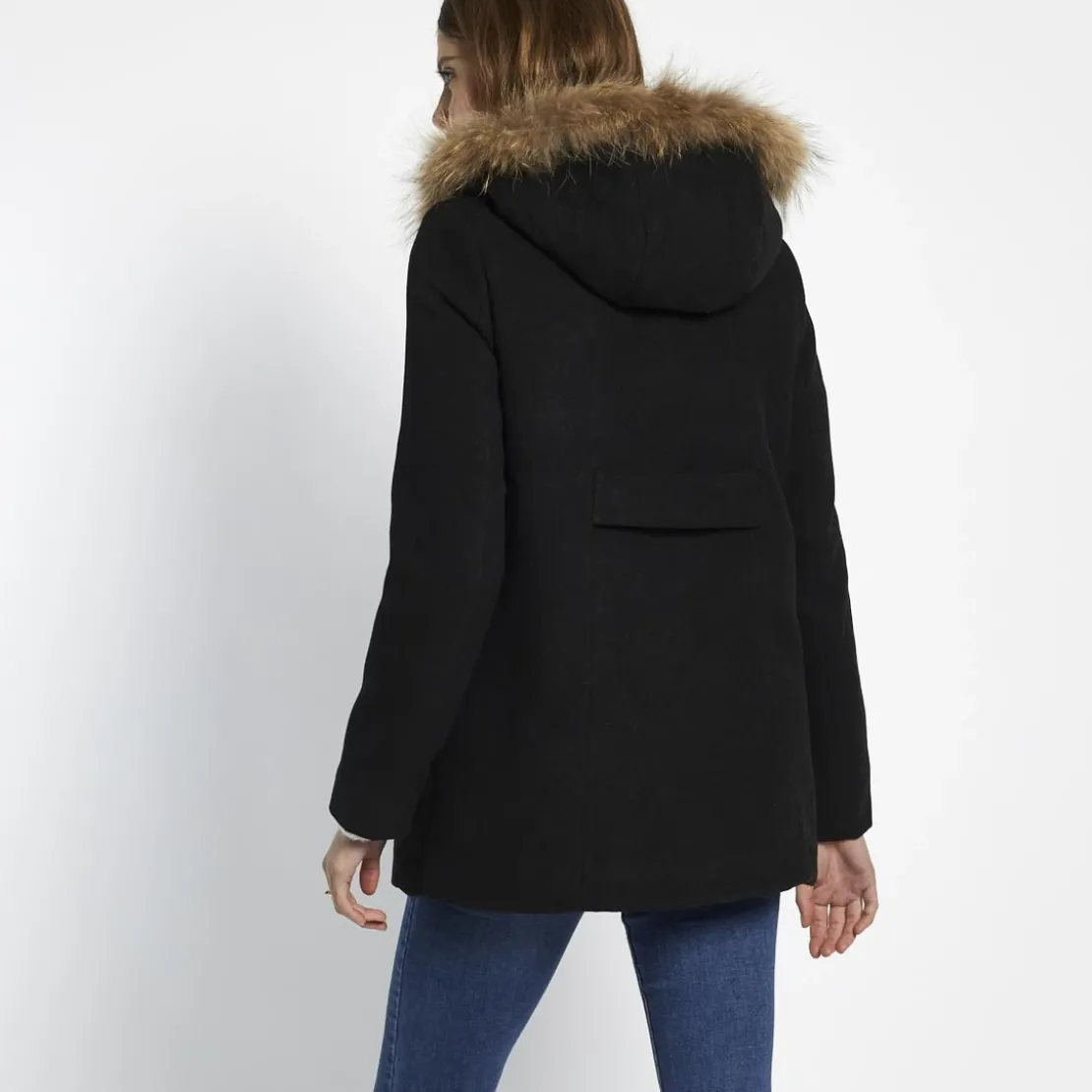 3S. x Le VestiaireManteau à capuche Alberto