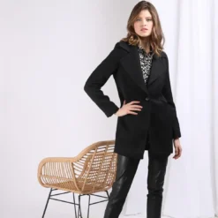 3S. x Le VestiaireManteau col tailleur Ernest