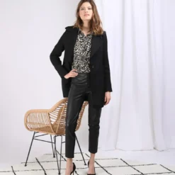 3S. x Le VestiaireManteau col tailleur Ernest