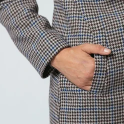 3S. x Le VestiaireManteau croisé à carreaux Ernest
