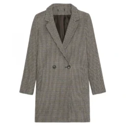 3S. x Le VestiaireManteau croisé à carreaux Ernest