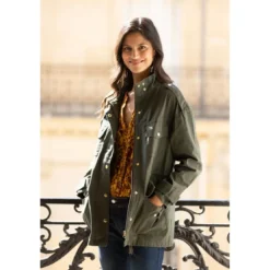 3S. x Le VestiaireParka saharienne femme 3 SUISSES COLLECTION vert