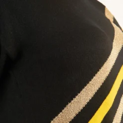 3S. x Le VestiairePull bandes lurex Charly en viscose