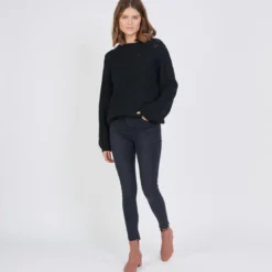 3S. x Le VestiairePull maille pointelle Beth en viscose