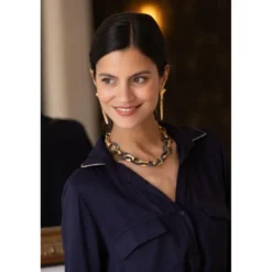3S. x Le VestiaireRobe chemise ceinturée Dandy en viscose