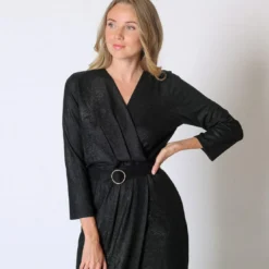 3S. x Le VestiaireRobe croisée longue