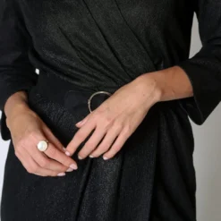 3S. x Le VestiaireRobe croisée longue