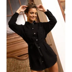 3S. x Le VestiaireRobe en denim Léopoldine