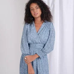 3S. x Le VestiaireRobe longue fleurie Victoire