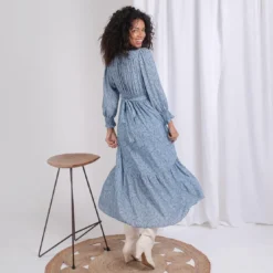 3S. x Le VestiaireRobe longue fleurie Victoire
