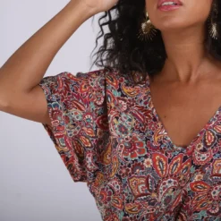 3S. x Le VestiaireRobe longue imprimée Julie