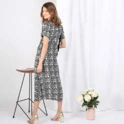 3S. x Le VestiaireRobe longue Valou en viscose