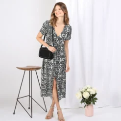 3S. x Le VestiaireRobe longue Valou en viscose