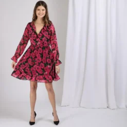 3S. x Le VestiaireRobe à volants dos nu Louise