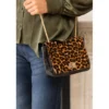 3S. x Le VestiaireSac bandoulière Léonie marron en cuir