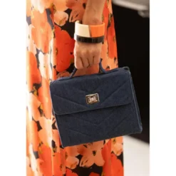 3S. x Le VestiaireSac en jean bleu gris Noah