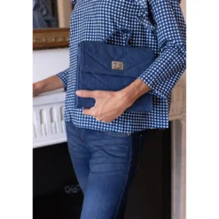 3S. x Le VestiaireSac en jean marine Ava