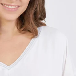 3S. x Le VestiaireTee-shirt doublure soie Jean