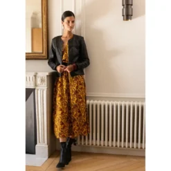 3S. x Le VestiaireVeste cintrée effet cuir 3 Suisses femme - Noir