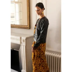 3S. x Le VestiaireVeste cintrée effet cuir 3 Suisses femme - Noir