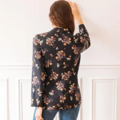 3S. x Le VestiaireVeste fleurie Iris en viscose
