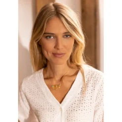 3S. x RééditionBlouse en broderie anglaise Colette