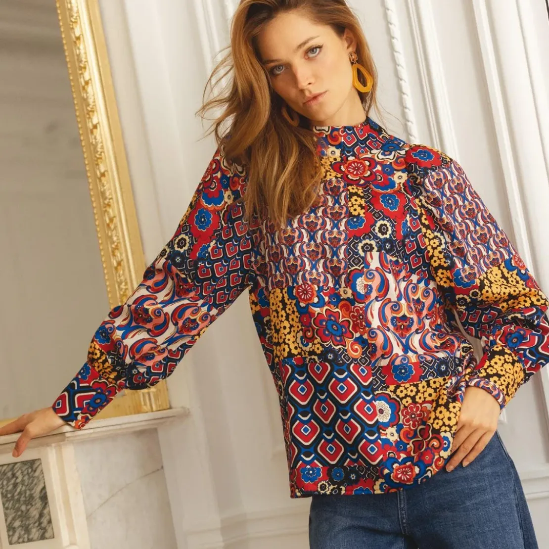 3S. x RééditionBlouse Séléna rose