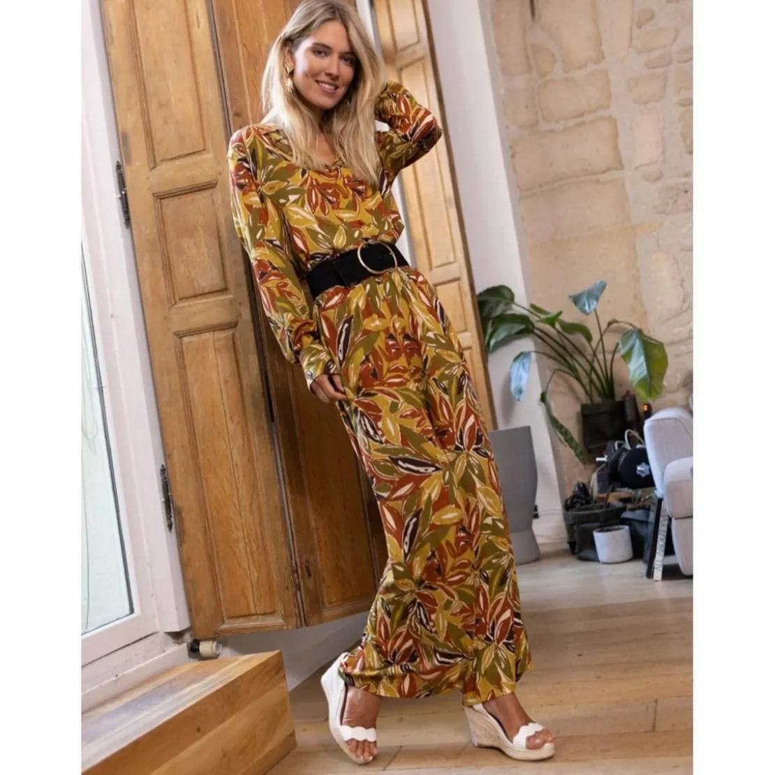3S. x RééditionChemise Axelle multicolore en viscose