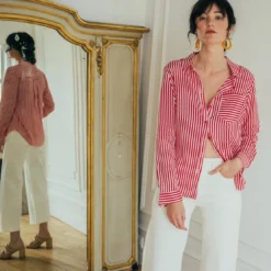 3S. x RééditionChemise rayéeNico Réédition