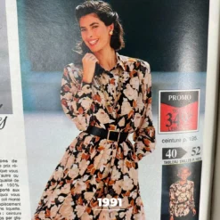 3S. x RééditionChemisier à fleurs Gabrielle rose en viscose