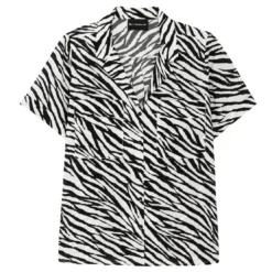 3S. x RééditionChemisier MC à imprimé réédition Lola multicolore en viscose