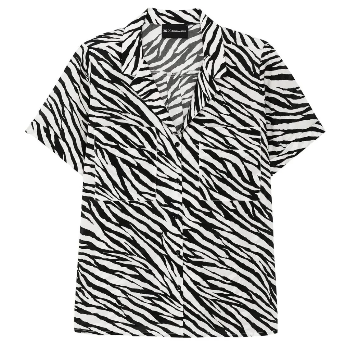 3S. x RééditionChemisier MC à imprimé réédition Lola multicolore en viscose