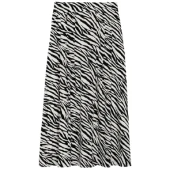 3S. x RééditionJupe print zèbre Naomie multicolore en viscose