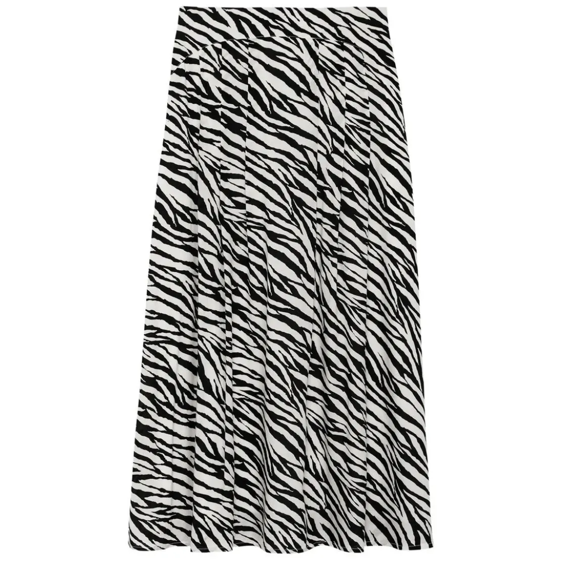 3S. x RééditionJupe print zèbre Naomie multicolore en viscose