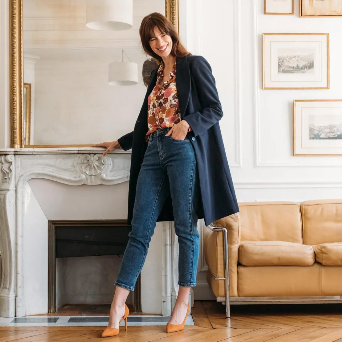 3S. x RééditionManteau col tailleur Etienne