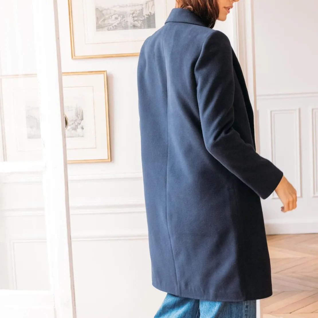3S. x RééditionManteau col tailleur Etienne