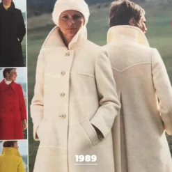 3S. x RééditionManteau long grand col Ange camel