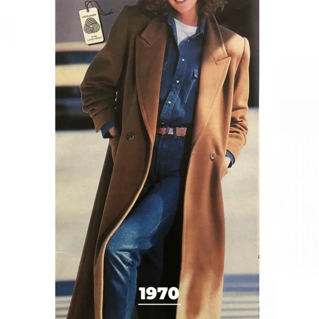 3S. x RééditionManteau long MAXI bleu marine